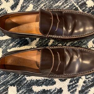 Men's Brown Leather Loafers